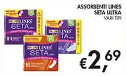 Coal Assorbenti Lines Seta Ultra offerta