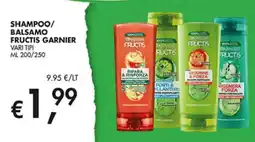 Coal Shampoo/Balsamo Fructis Garnier offerta
