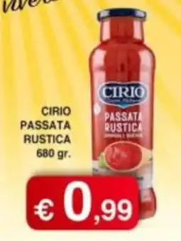 Orsini Market Cirio Passata Rustica offerta