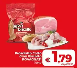 Coop Prosciutto Cotto Gran Biscotto ROVAGNATI offerta