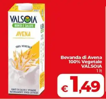 Bevanda di Avena 100% Vegetale VALSOIA