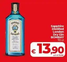 Coop Sapphire Distilled London Dry Gin BOMBAY offerta