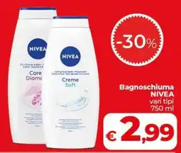 Coop Bagnoschiuma NIVEA offerta