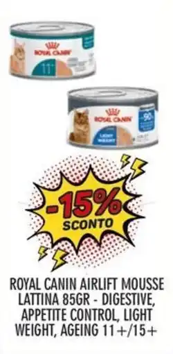 Moby Dick Royal Canin Airlift Mousse Lattina offerta
