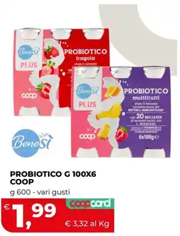 Coop PROBIOTICO G 100X6 COOP offerta
