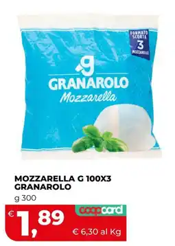 Coop Mozzarella G Granarolo offerta