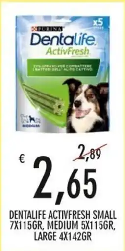 Moby Dick Purina Dentalife ActivFresh offerta
