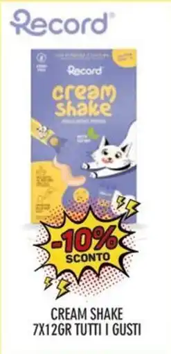 Moby Dick Record cream shake offerta