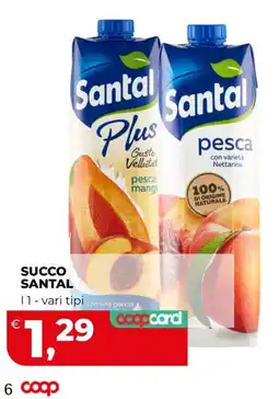Coop Succo Santal offerta