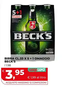 Coop Birra Beck's offerta
