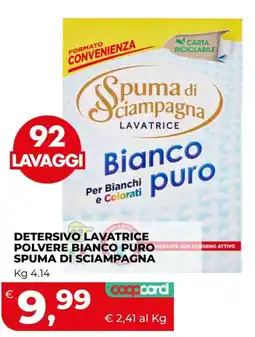 Coop Spuma di Sciampagna Lavatrice Bianco puro offerta