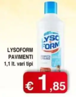 Orsini Market LYSOFORM PAVIMENTI offerta
