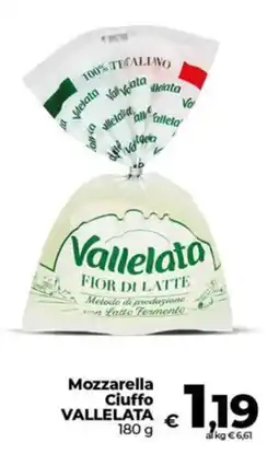Coop Mozzarella Ciuffo VALLELATA offerta