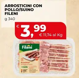 Coop Arrosticini con pollo/suino Fileni offerta