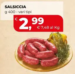 Coop SALSICCIA offerta