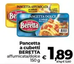 Coop Pancetta a cubetti BERETTA offerta