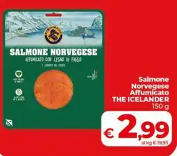 Coop Salmone Norvegese Affumicato THE ICELANDER offerta