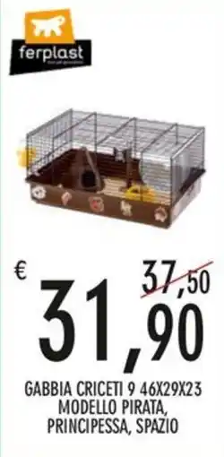 Moby Dick ferplast GABBIA CRICETI 9 offerta