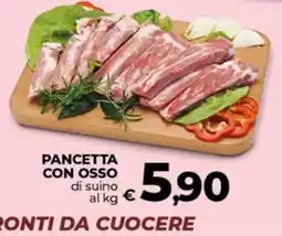 Coop PANCETTA CON OSSEO offerta