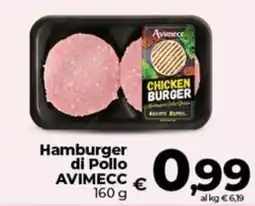 Coop Hamburger di Pollo AVIMECC offerta