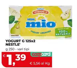 Coop YOGURT G NESTLE' mio offerta