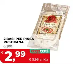 Coop 2 Basi per Pinsa Rusticana offerta