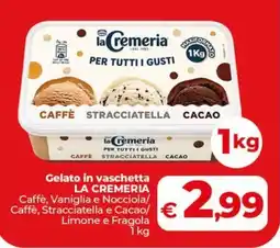 Coop Gelato in vaschetta LA CREMERIA offerta