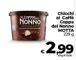 Coop Chicchi al Caffè Coppa del Nonno Motta offerta