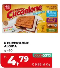 Coop Cucciolone Algida offerta