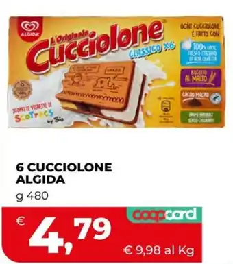 Coop Cucciolone Algida offerta