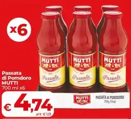 Coop Passata di Pomodoro MUTTI offerta