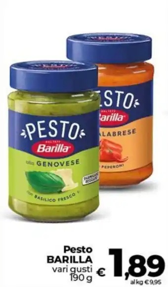 Coop Pesto BARILLA offerta