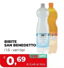 Coop BIBITE SAN BENEDETTO offerta