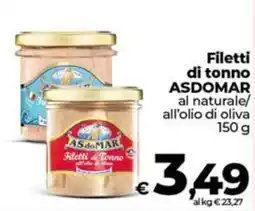 Coop Filetti di tonno ASDOMAR offerta