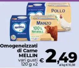 Coop Omogeneizzati di Carne MELLIN offerta