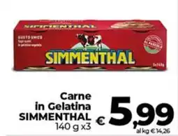 Coop Carne in gelatina simmenthal offerta