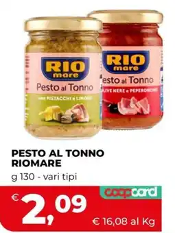 Coop Pesto al Tonno Riomare offerta