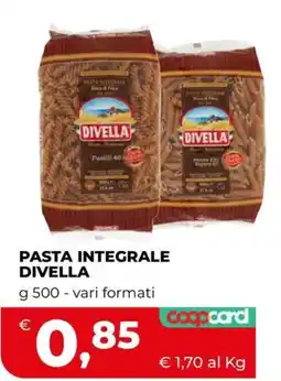 Coop Pasta Integrale Divella offerta