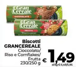 Coop Biscotti GRANCEREALE offerta