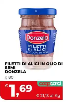 Coop Filetti di Alici in Olio di Semi Donzela offerta