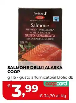 Coop Salmone dell'Alaska COOP offerta
