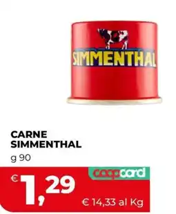 Coop CARNE SIMMENTHAL offerta