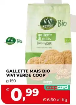 Coop Gallette mais bio vivi verde coop offerta
