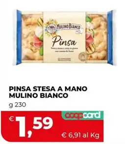 Coop Pinsa stesa a mano Mulino Bianco offerta