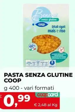 Coop Pasta senza glutine Coop offerta