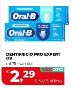 Coop DENTIFRICIO PRO EXPERT OB offerta