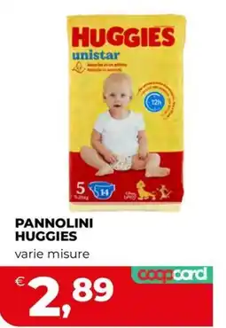Coop PANNOLINI HUGGIES offerta