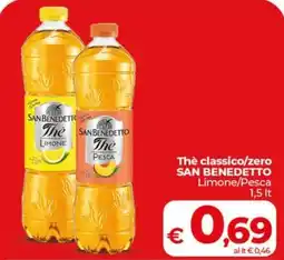 Coop Thè classico/zero SAN BENEDETTO offerta
