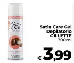 Coop Satin Care Gel Depilatorio GILLETTE offerta