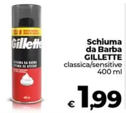 Coop Schiuma da Barba GILLETTE classica/sensitive offerta